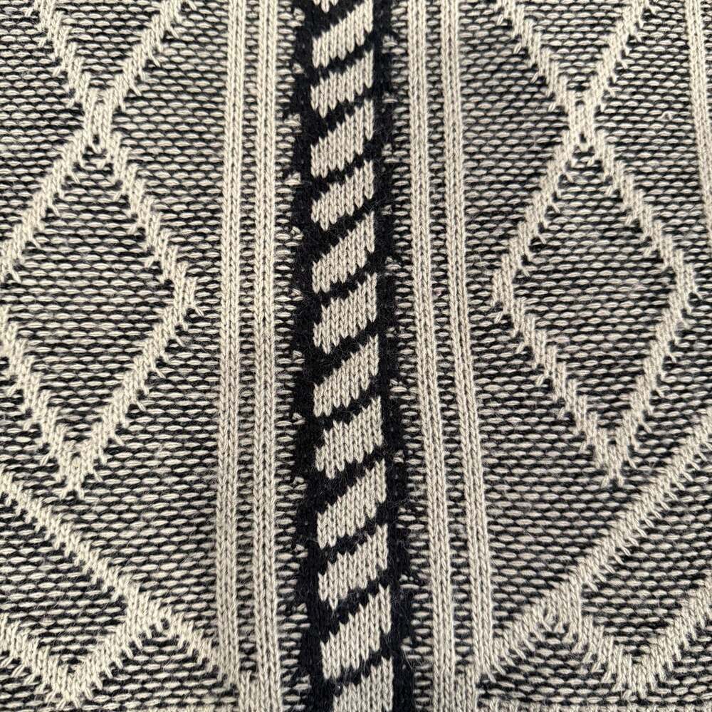 Vintage 80s London Fog Geometric Knit Crewneck Sweater, Size XL. - Picture 2 of 16